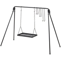 BBQ-Toro Grillplatte 137,5 x 66,5 cm Stahl schwarz