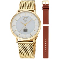 ETT Eco Tech Time Solar Drive Funk EGS-11623-11MS Herrenuhr
