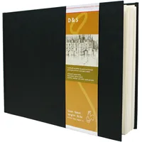 Hahnemühle Papier Skizzenbuch D&S, DIN A 4 Querformat, 140