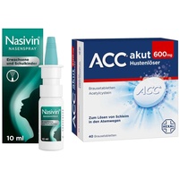  Nasivin Nasenspray 10 ml + ACC akut 600mg Hustenlöser