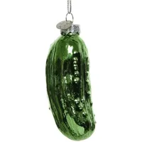 Kaemingk Glashänger Gurke grün 3 x 3 x 8,5
