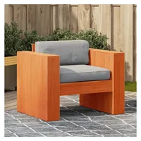 VidaXL Gartensessel Wachsbraun 79x60x62 cm Massivholz Kiefer