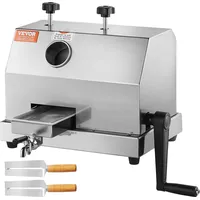 Vevor Kommerzieller Zuckerrohr-Entsafter, 110 lbs/h Hochleistungs-Zuckerrohr-Entsafter-Maschine mit 3 Edelstahlwalzen,