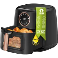 TurboTronic Heißluftfritteuse XL 7,2 Liter 1750W schwarz