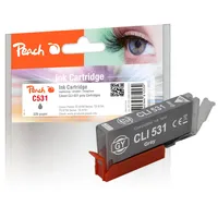 Peach Canon Patrone CLI-531, 6119B001 grey kompatibel zu CLI-531GY,