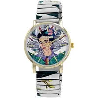 Raptor Damenarmbanduhr Frida Kahlo Edition mit Zugband (Mehrfarbig -