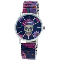 Raptor Damenarmbanduhr Frida Kahlo Edition mit Zugband (Mehrfarbig -
