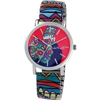Raptor Damenuhr RA10255-002 Frida Kahlo Edition mit Zugband mexikanischer