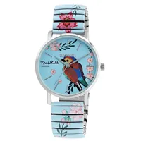 Raptor Damenarmbanduhr Frida Kahlo Edition mit Zugband Hellblau