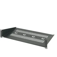 Schroff 19"SHELF 2U 238 DEEP RAL7021"