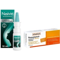  Nasivin Nasenspray 10 ml + Paracetamol ratiopharm 500mg 20