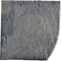 Stabuflex Schindel Bogenschnitt rechts anthrazit 25x25 cm Dach Wand