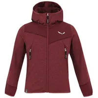 Salewa Agner Melange Hoodie Jacke (Größe 152, rot)