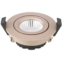 Sigor LED-Einbauleuchte DILED 6W 3000K champagner