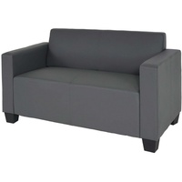 MCW Sofa Moncalieri Kunstleder dunkelgrau