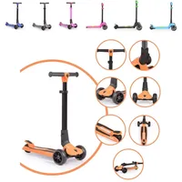 Byox Kinderroller Lamborghini 3 Räder klappbar PolyurethanRäder ABEC-7 LED-Räder