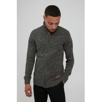 !Solid Strickjacke SDPomeroy Cardigan mit hochabschließendem Kragen grau L