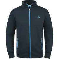 !Solid Sweatjacke SDBennTrack Sweatshirtjacke mit Stehkragen blau M