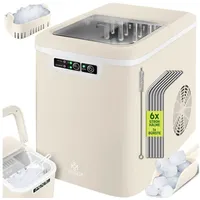 Kesser KESSER® Eiswürfelbereiter Eiswürfelmaschine Edelstahl Ice Maker 12 kg