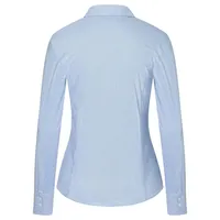 More & More Bluse mit Streifenmuster, hellblau 38