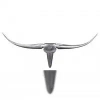 KADIMA DESIGN Bull Geweih Aluminium 74x35 cm