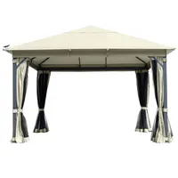 Brast Alu Pavillon Infinity 4x4m Beige