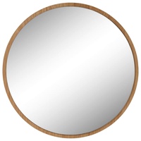 XXXLutz Spiegel, 75 cm, - holzfarben - Glas,Aluminium,Holzwerkstoff -