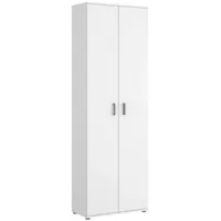 Dmora Mehrzweckgarderobe Dmeg, Mehrzweck-Schuhregal, Kleiderschrank mit 2 Türen, 61x35h190