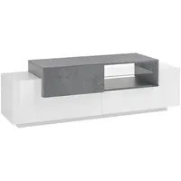 Dmora Fernsehschrank Dlodrin, Niedriges Sideboard für Wohnzimmer, Sockel für