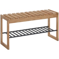 MCA Furniture Robas Lund, Sitz-/Garderobenbank BANTRY, Eiche massiv, Natur
