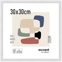 Accent by Nielsen Bilderrahmen Holz weiß 30x30 cm 1