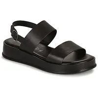 TAMARIS Damen Sandalette mit Keilabsatz, schwarz, 41 EU -