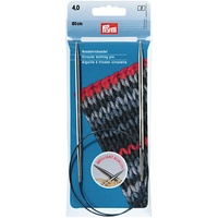 Prym 212142 Rundstricknadeln MS 60 cm 4,00 mm silberfarbig