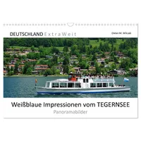 Calvendo Weißblaue Impressionen vom Tegernsee (Wandkalender 2025 DIN A3