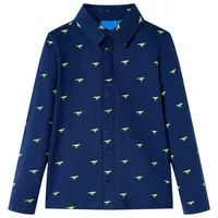 VidaXL Kinderhemd Marineblau 104