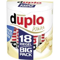 Ferrero Duplo Weiße Schokolade Großpackung 18 Stück 327,6g, je
