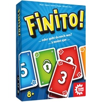 Game Factory Finito!, Kartenspiel für 2-6 Spieler, schnelles Ablegespiel