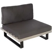 MCW Lounge-Sessel MCW-H54, Garten-Sessel, Spun Poly Akazie Holz, MVG-zertifiziert