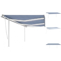 VidaXL Automatische Markise mit LED & Windsensor 6x3 m