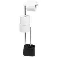 Bremermann WC-Garnitur 3in1 inkl. Rollenhalter, WC-Bürste und Ersatzrollenhalter |