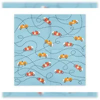Partydeco SP33-96 Papierserviette Papier 33x33cm 3-lagig Auto Motiv 12