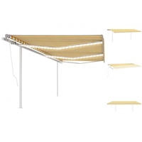 VidaXL Automatische Markise mit LED & Windsensor 6x3 m