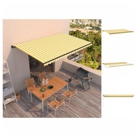 VidaXL Markise 500 x 300 cm gelb und weiß