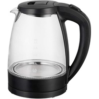 Melchioni MR Boil Wasserkocher aus Glas, 1,7-Liter-Kanne, automatische Abschaltung,