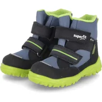 Superfit Jungen - Schuhe HUSKY1 Boot, Modern, SCHWARZ/HELLGRÜN 0000,