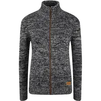 Oxmo Strickjacke OXPhenix 21300540-ME Cardigan mit Stehkragen in Schwarz
