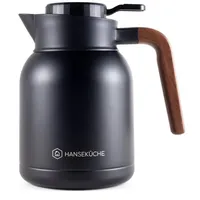 Hanseküche Thermoskanne (1,5L) aus hochwertigem 304 Edelstahl - Isolierkanne,