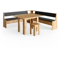 Vicco Eckbankgruppe Roman Eiche 210x210cm Esszimmergruppe Eckbank Sitzgruppe