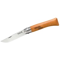 Opinel Taschenmesser No 10, Buche, Carbon nicht rostfrei