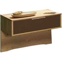 Wiemann Nachttisch Cordoba Glas Braun Mocca
